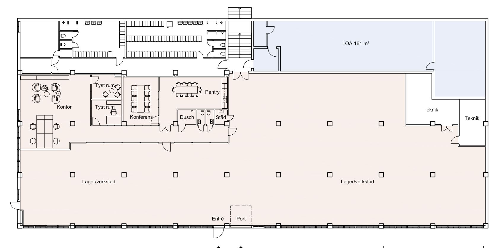 Kontor 813 kvm i Mölndal – Bergfotsgatan 10 bild 3