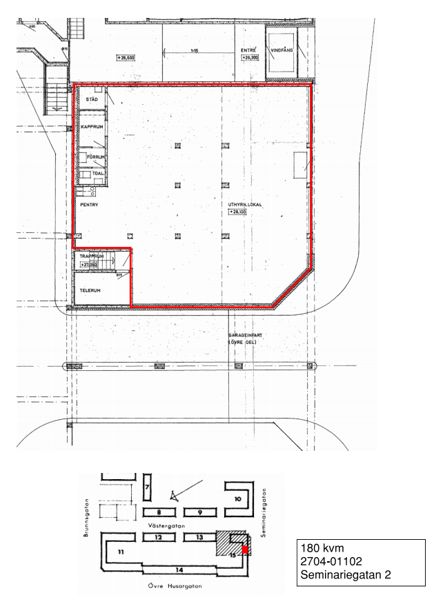 Butik med stora skyltfönster i Göteborg – Seminariegatan 2 bild 2